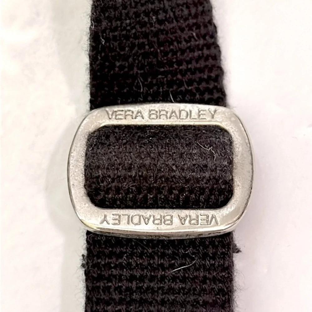 VERA BRADLEY Black & White Night & Day Padded Mini Laptop Computer Zipper Case